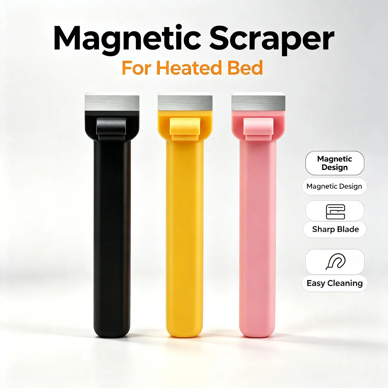 3D Printer Hot Bed Bamboo Scraper Blades Replacement Kit Universal Knife Tip Cutter for X1 P1 A1 Series Tools Accessories