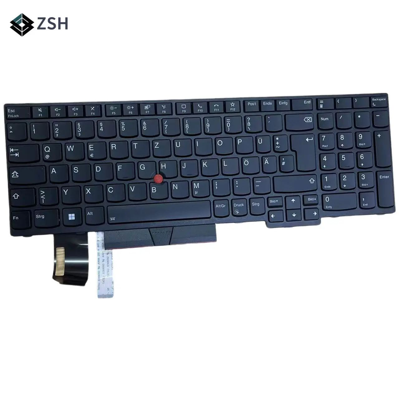 DE German Keyboard for Lenovo Thinkpad E580 R590 E585 E590 E595 T590 P53S L580 L590 P52 P72 P53 P73 T15 Laptop Backlit Keyboard