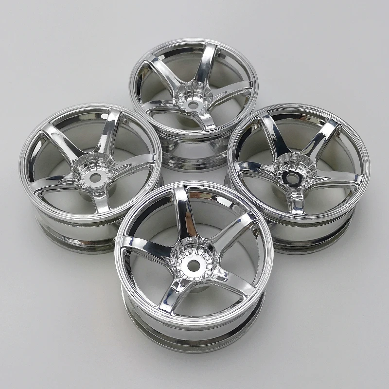 4pcs 3/6/9mm Offset RC Car 1/10 Scale Plastic Wheels Rims Drift On road Touring Model Hobby