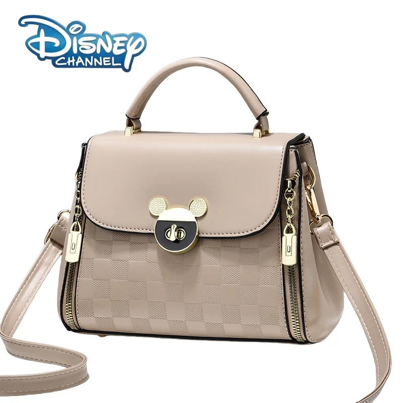 

Новая женская сумка через плечо Disney с Микки, модная Высококачественная сумка, мультяшная Повседневная вместительная многофункциональная женская сумка