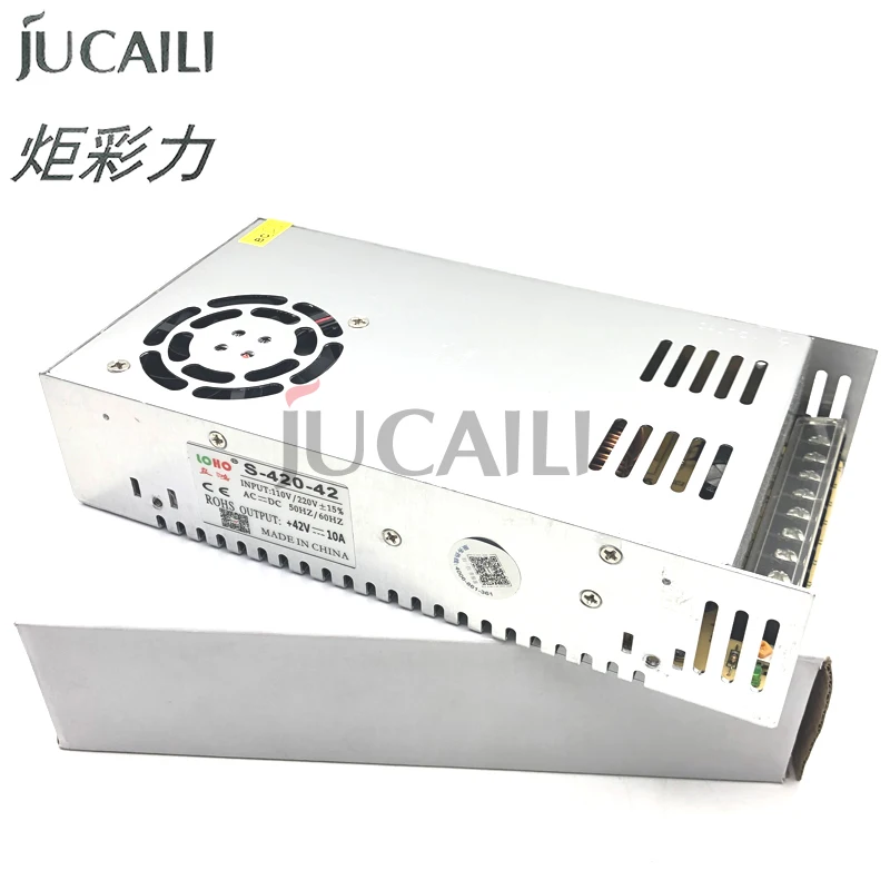 

Jucaili printer power supply 42V 10A 110V/220V for Gongzheng phaeton infiniti printer power source box with cooling fan