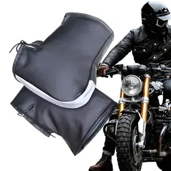 Guantes impermeables para manillar de motocicleta, manoplas de invierno, manoplas para motocicleta