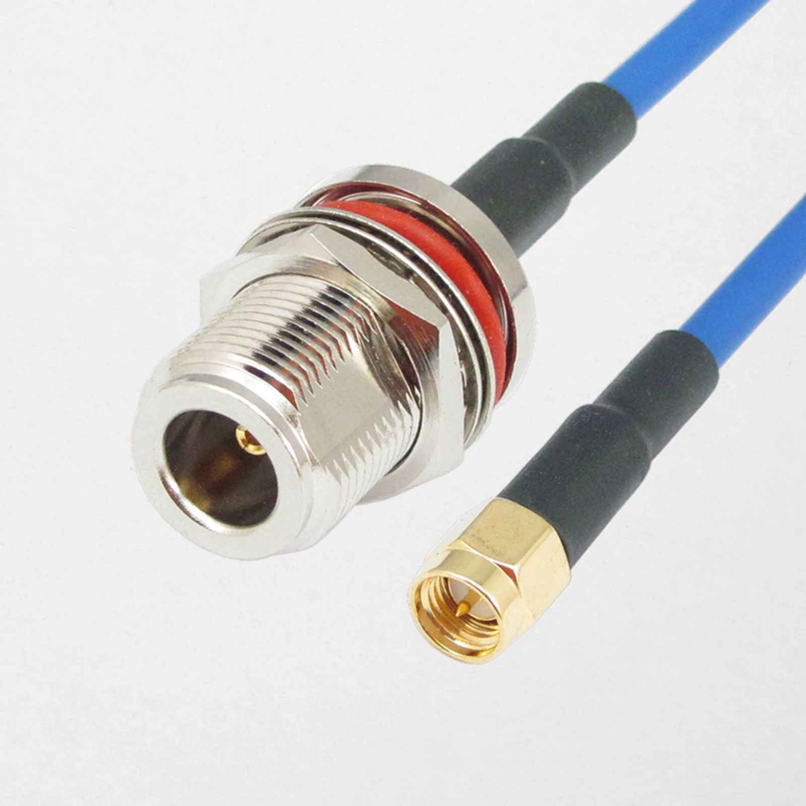 N Female Bulkhead Waterproof to SMA Male Plug RG402 Semi Rigid Flexible Coaxial Cable Low Loss RF 50ohms Coax Koaxial Kable