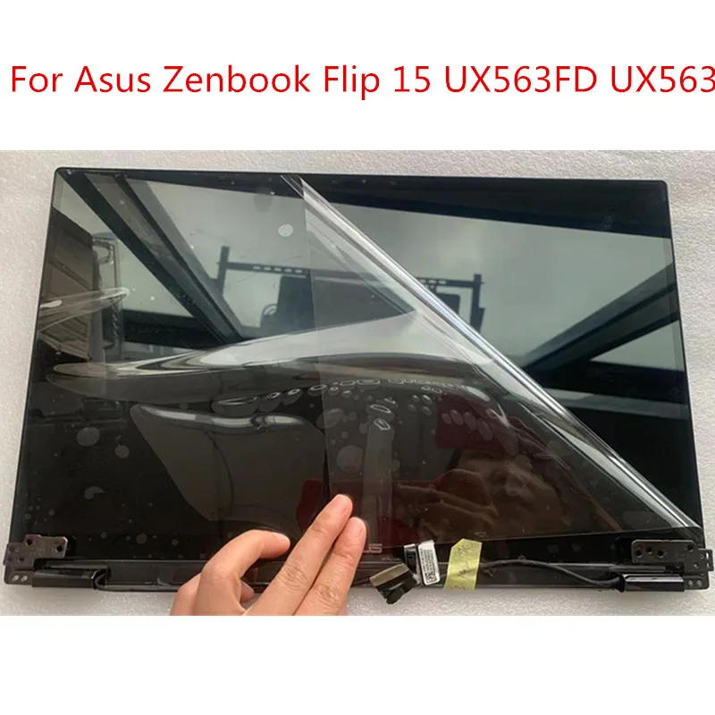 

15,6 ''матрица для Asus Zenbook Flip 15 UX563FD UX563F UX563 сенсорный дигитайзер стеклянный экран ноутбука полная сборка