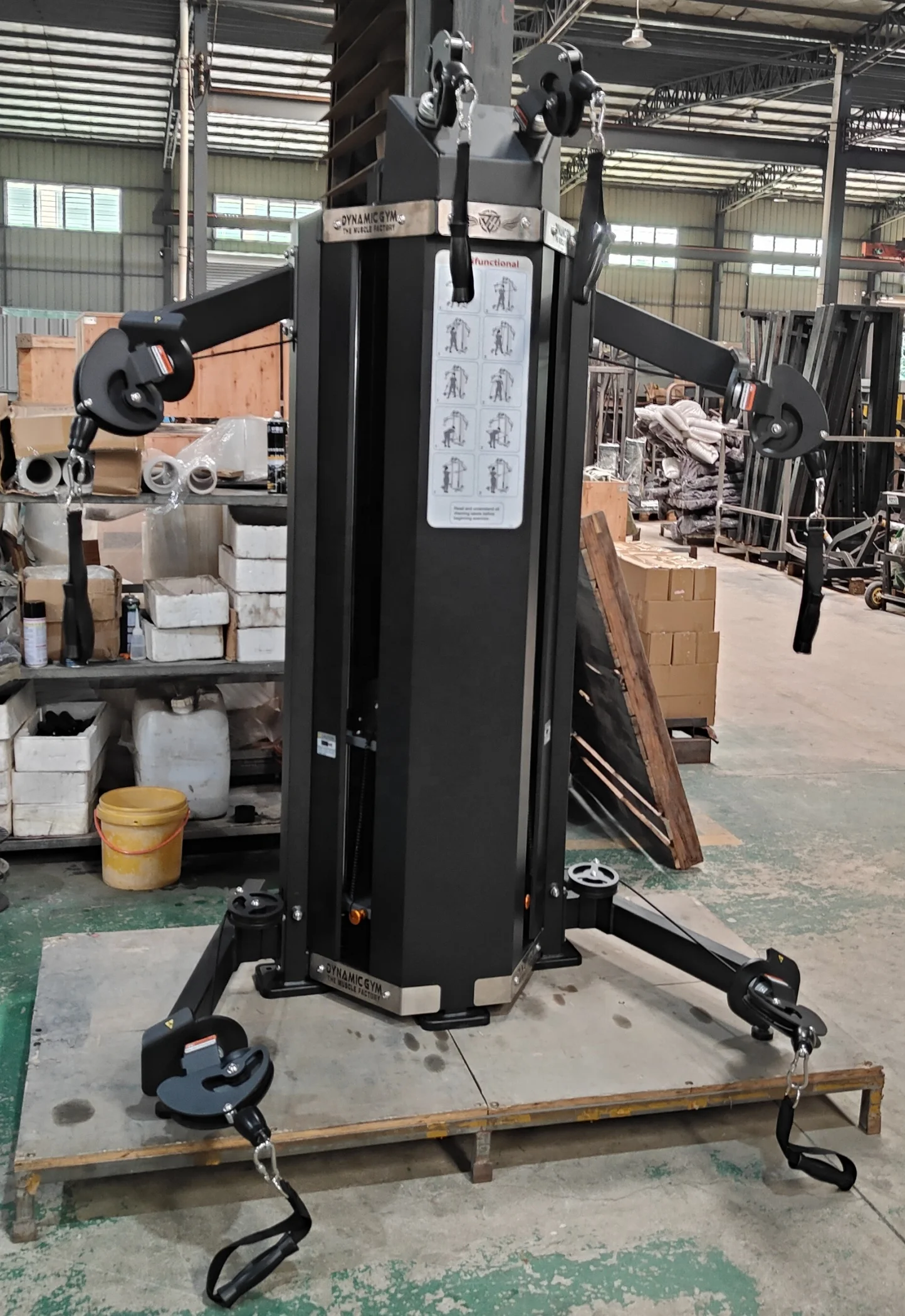 China Manufacturer Cable Pushdown Crossover Total Body Training Accessible Wheelchair Ease Installing for Buyers