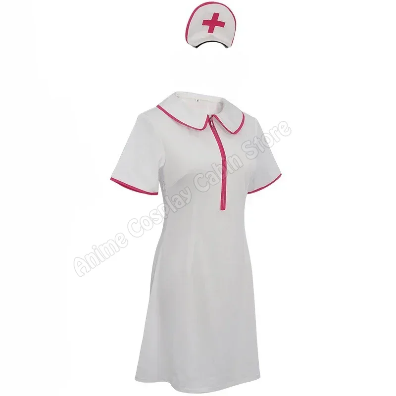 Halloween Costumes Makima Nurse Cosplay Anime Power Cosplay Nurse Dress Wig Gloves Stockings Sexy Makima Nurse Dress for Women view 4