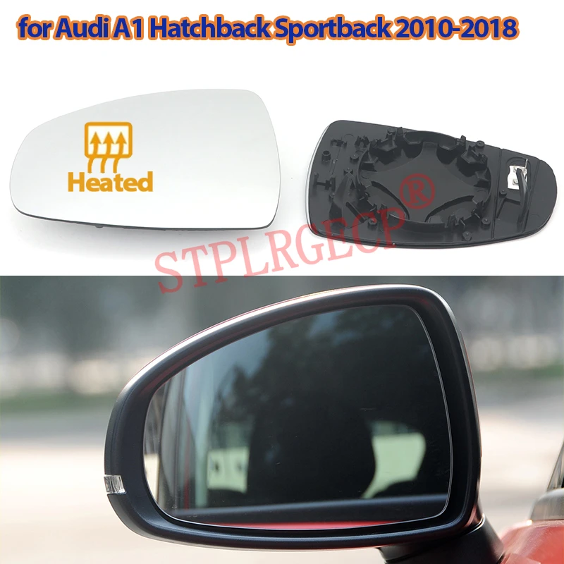 Passenger Side Auto Car Wing Side View Electric Left & Right Mirror Glass Heated LH RH for Audi A1 Hatchback Sportback 2010-2018