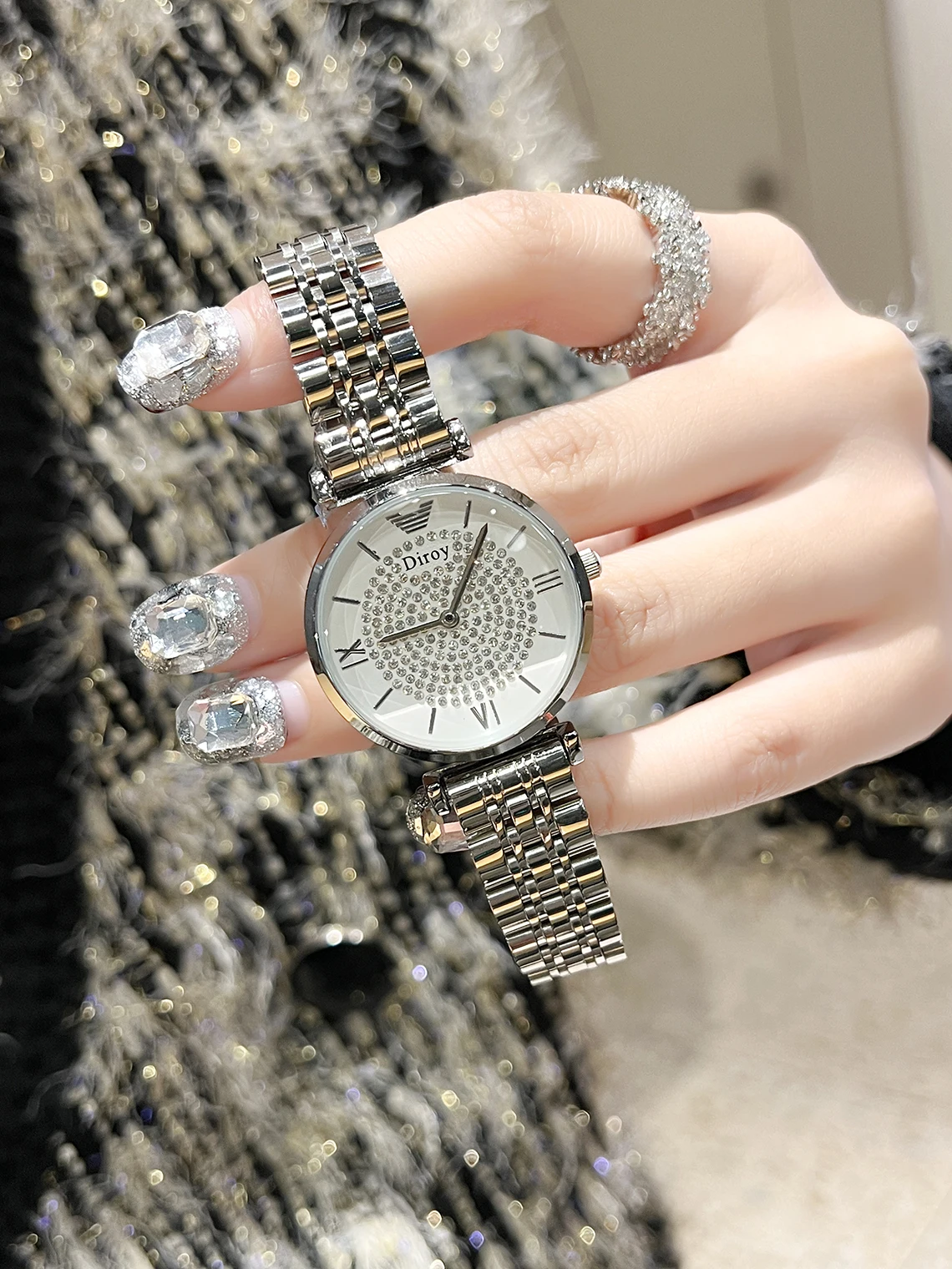 ガールウォッチ用ダイヤモンドウォッチプレート