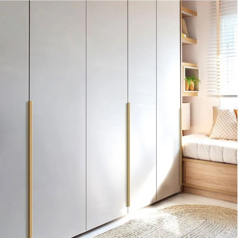 Длина 80-1200 мм, минималистичный шкаф, невидимый длинный угловой кромкооблицовочный ящик, скрытая ручка, шкаф без перфоратора, черная ручка