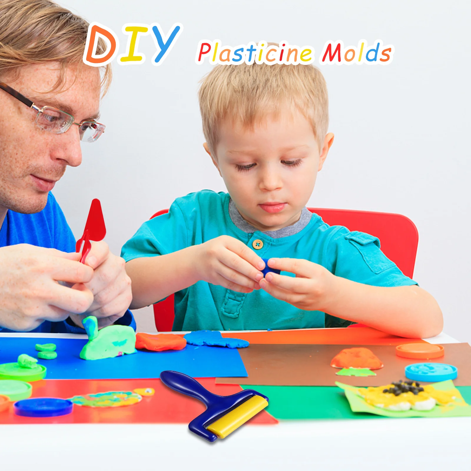 18 قطعة قالب حيوان لون الطين الاطفال يدوية المعكرونة صياغة أداة مشرق تصميم بسيط تحسين التمييز الخيال