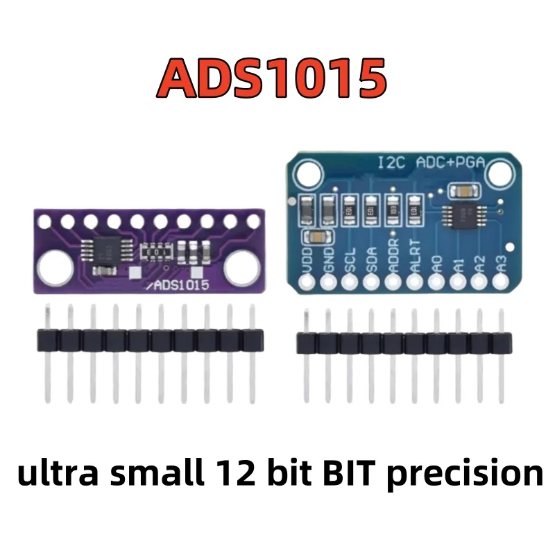 ADS1015 ultra small 12 bit BIT precision analog-to-digital converter ADC development board module