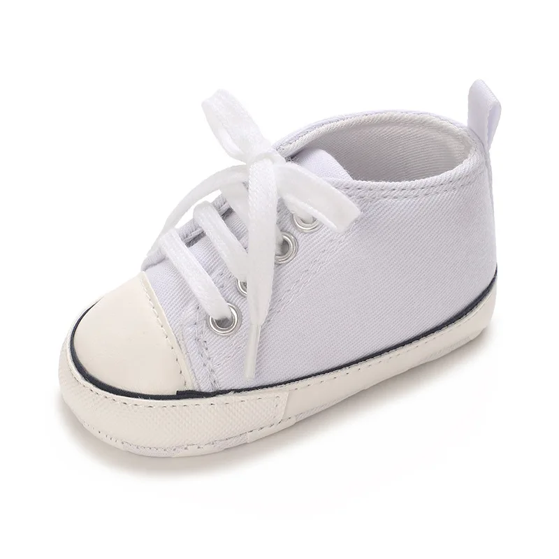 الربيع والخريف نمط 0-1 سنة متعدد الألوان حذاء قماش طفل أحذية مشي حذاء طفل لينة سوليد عدم الانزلاق الأحذية