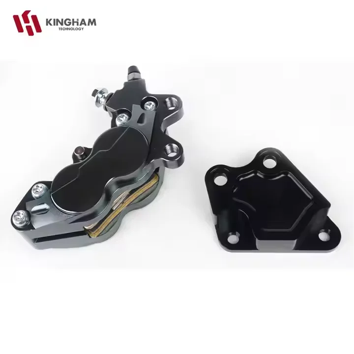 Motorcycle Front Brake Caliper 4p Aluminum Alloy Front Kaliper High Quality Spare Parts for Aerox Nmax Vario