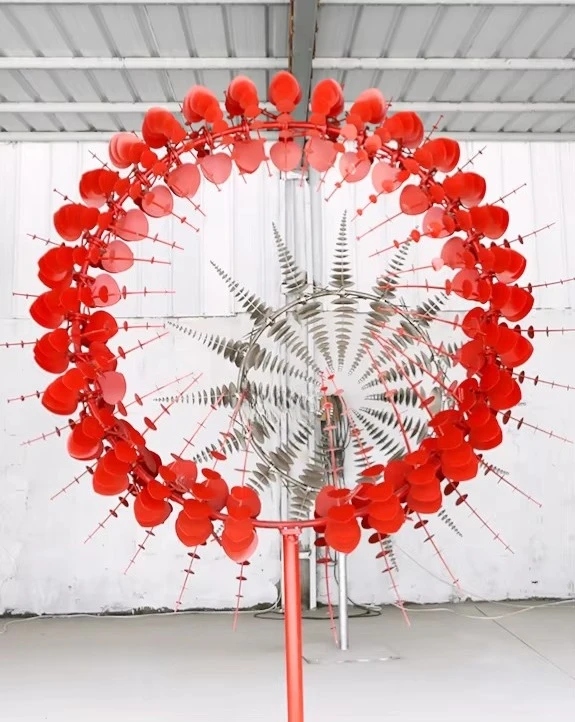 

ff-Outdoor Decorative Art Stainless Steel Abstract Metal Wind Kinetic Sculpture for Sale！