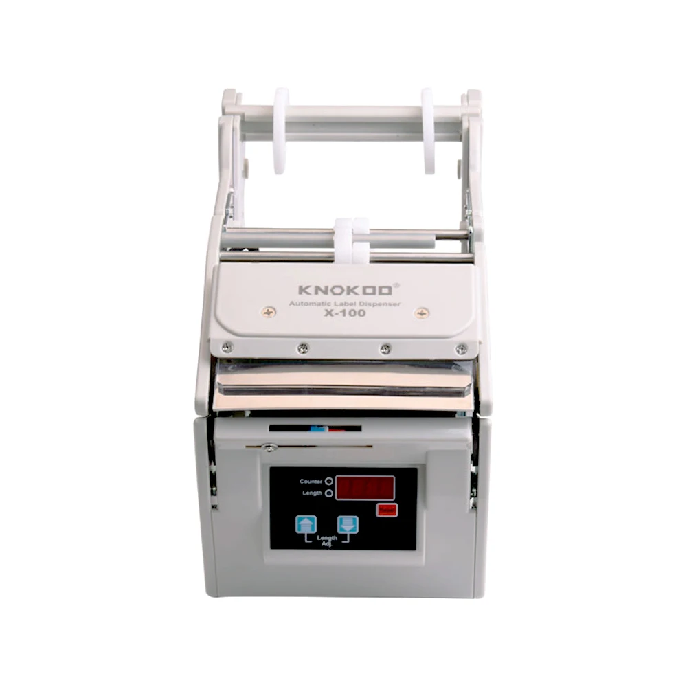 X-100 Electric Automatic Label Dispenser for Carton Packaging with Stainless Steel and Motor Core Components