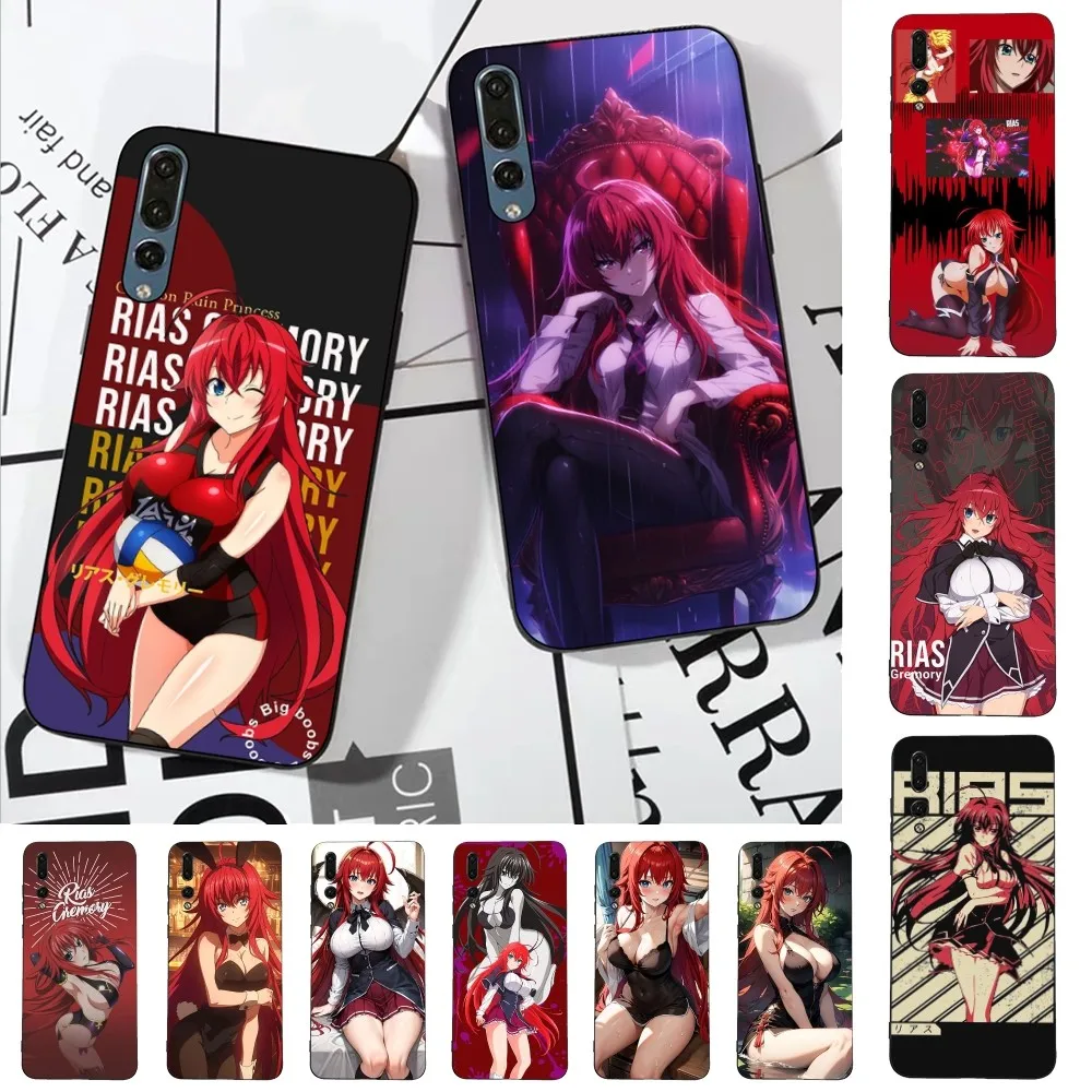 Rias Gremory Phone Case For Huawei P 8 9 10 20 30 40 50 Pro Lite Psmart Honor 10 lite 70 Mate 20lite