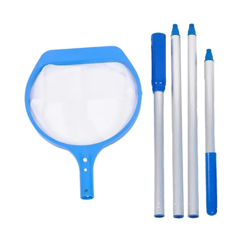 Pool Skimmer Portable Lightweight Mesh Cleaning Net Durable Pool Accessories Leaf Rake Reusable Mesh Skimmer For Swimming Pool