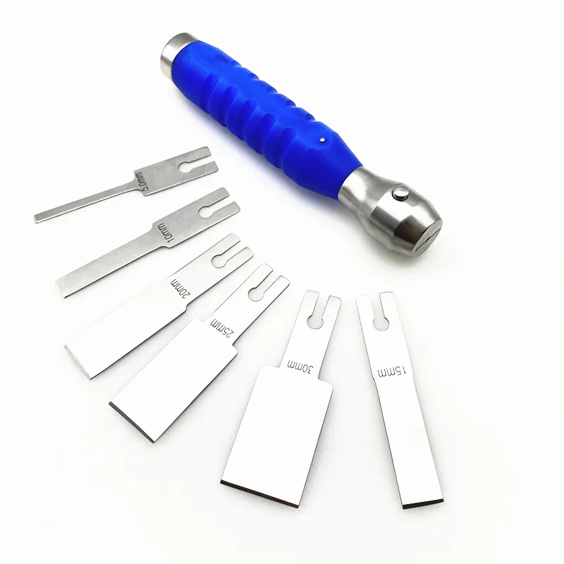 Modular Osteotomes Complete With 6 Blades Detachable thin blade bone knife veterinary orthopedic instruments