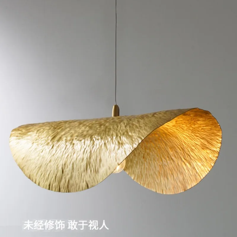 

Restaurant Petal Lotus Leaf Living Room Bedroom Hotel B & B Personality Model Room Creative Light Luxury Hat Chandelier