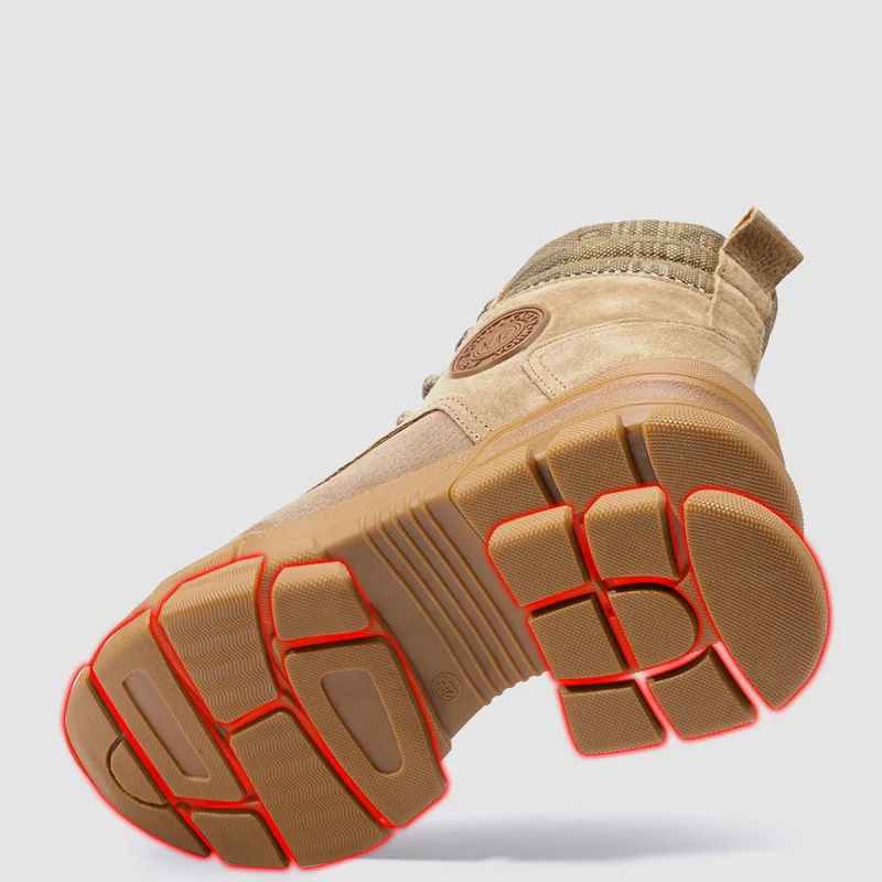 Steel Toe Boot Safety Boots Wear-resistant Puncture Proof Waterproof Work Boots Industrial Construction Safety Shoes