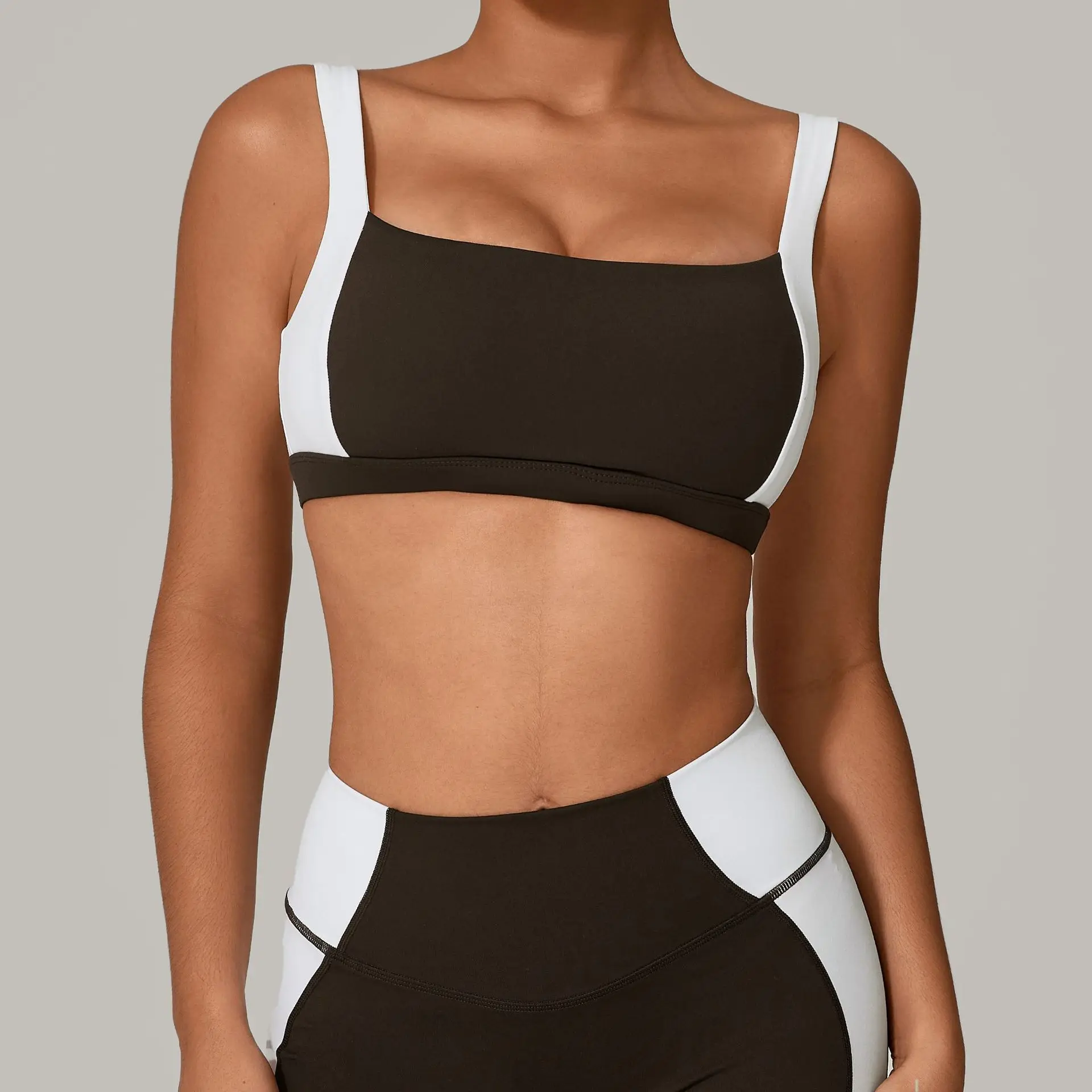 

Women Sports Bras Wide Shoulder Strap Breathable Yoga Bra Anti-Sweat Fitness Running Top Push Up High Strength Gym Workout Top