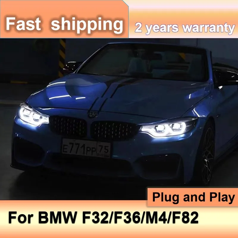 Car Accessories for BMW F32 Headlight 2013-2020 BMW 4 Series Front Lights F36 425I DRL Turn Signal Low High Beam Projector Lens