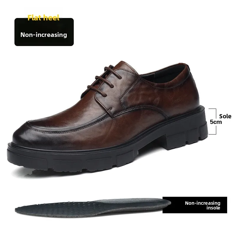 Brown flat heel 5cm [z81]