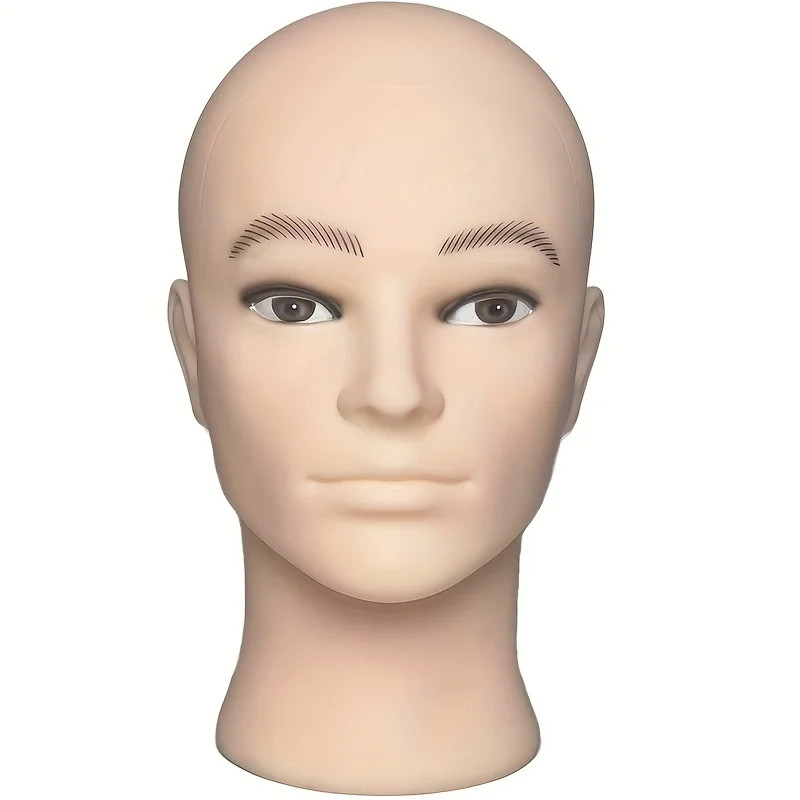 رأس عارضة أزياء أصلع للبالغين للشعر والجمال - مثالية للشعر المستعار والعرض والقبعات والنظارات #3