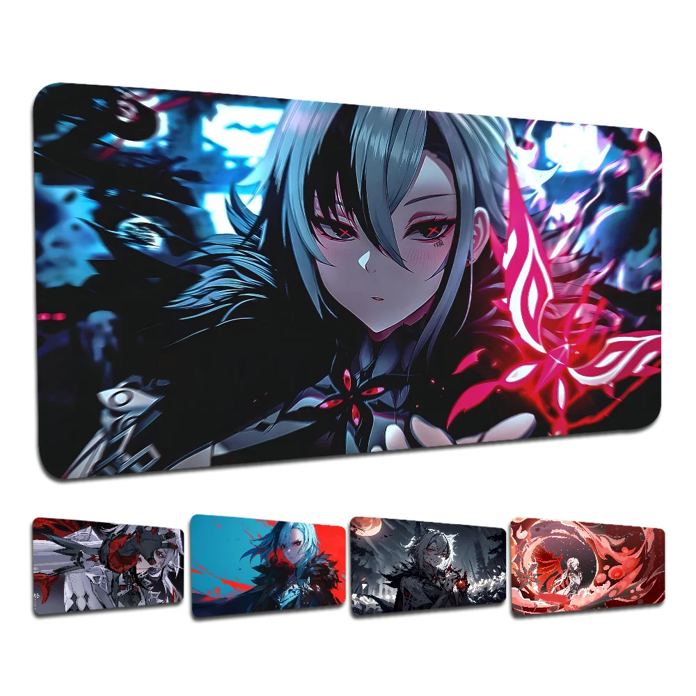 Genshin Impact Arlecchino Mousepad Boy Pad Natural Rubber Gaming Mousepad Desk Mat Size For Gameing World Of Tanks CS GO Zelda