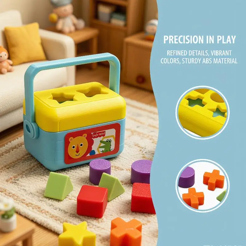 Miniature Shape Sorting Toy Educational Dollhouse Toy Set for Childrens Creativity Development