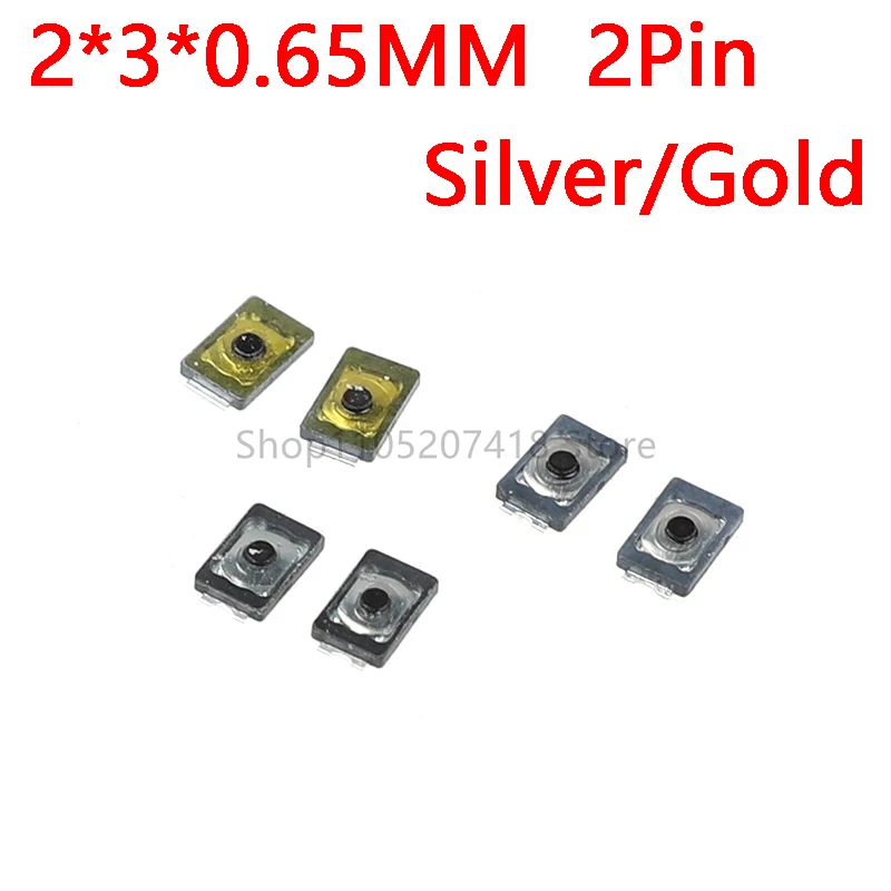 100 قطعة لحظة مصلحة الارصاد الجوية مربع 2*3*0.6 2X3X0.65 اللباقة دفع زر غشاء التبديل 2X3 فيلم التبديل مايكرو زر للجوال والكاميرا #1