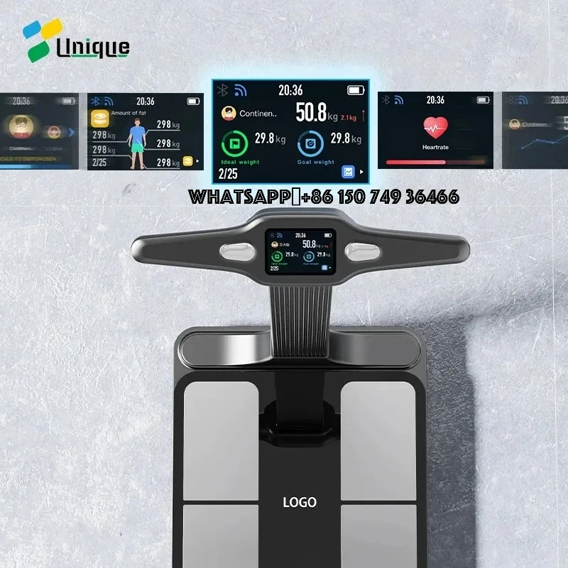 Bilancia per biopedenza a 8 elettrodi Composizione corporea a doppia frequenza Bilancia per analisi di scansione corporea Bilancia per bioimpedenza corporea