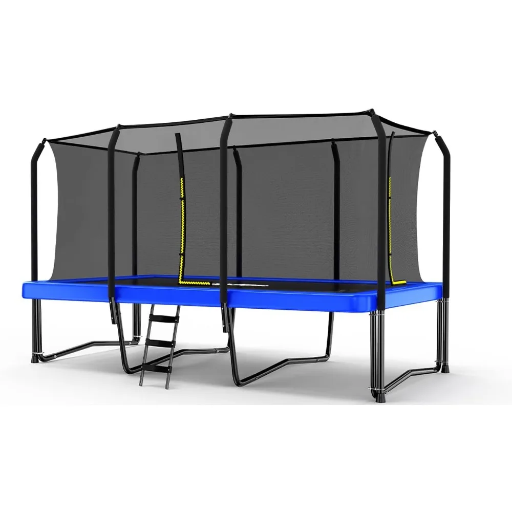 

1500LBS Weight Capacity Rectangle Trampoline 8X14FT Outdoor Square Gymnastics Trampolines Long Rectangular Tumbling Trampolin