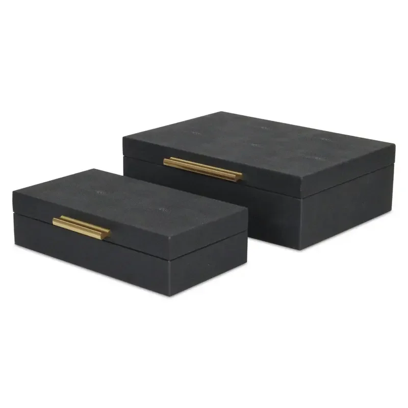 

nested storage boxes with lids, for modern home decoration, luxury exterior desktop decoration