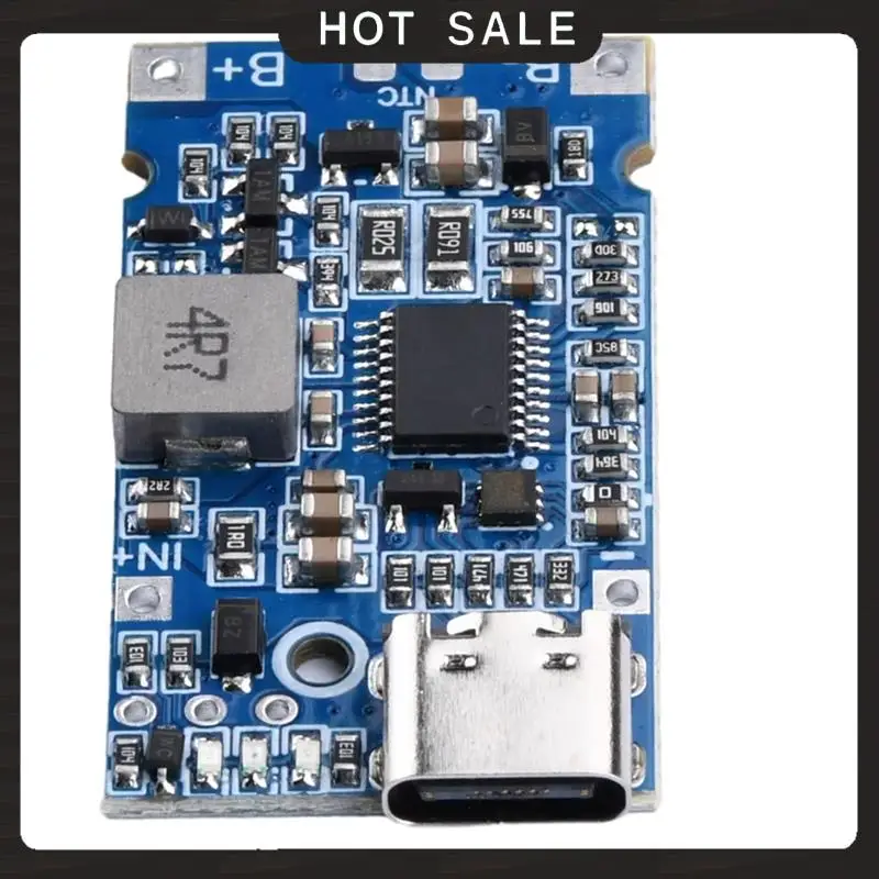وحدة شحن بطارية ليثيوم للتسليم لمدة 24 ساعة من النوع C USB 2S 3S 4S BMS 4.5V-15V 18W 2A تدعم درجة حرارة الشحن السريع QC Pro