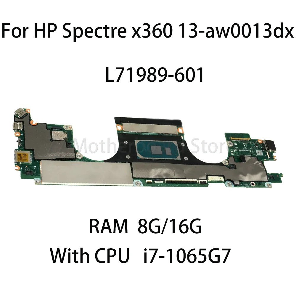 Laptop Motherboard For HP Spectre X360 13-AW0013DX 13.3