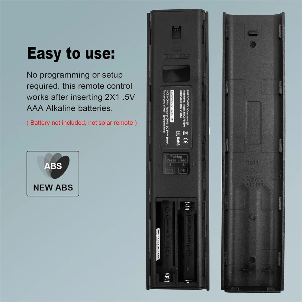 BN59-01385A Controle remoto por voz para Samsung Smart TV 2019-2023 Crystal UHD Neo QLED OLED 4K 8K Series TVs (sem função solar)