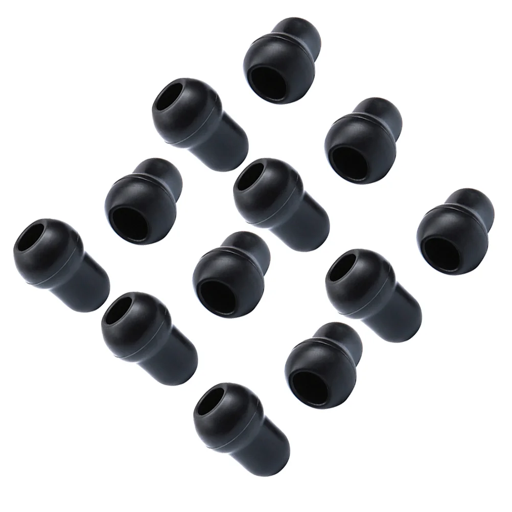 12 Pcs Earplugs Stethoscope Tips for Replacement Gourd Shape Earbuds Silica Gel Echoscope