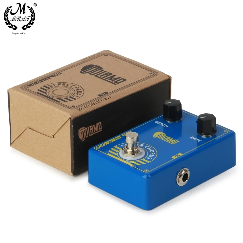 

Guitar Pedal Chorus Electric Guitar Effect Pedal Wide Ranging Rate and Depth Controls True Bypass Guitar Accessories