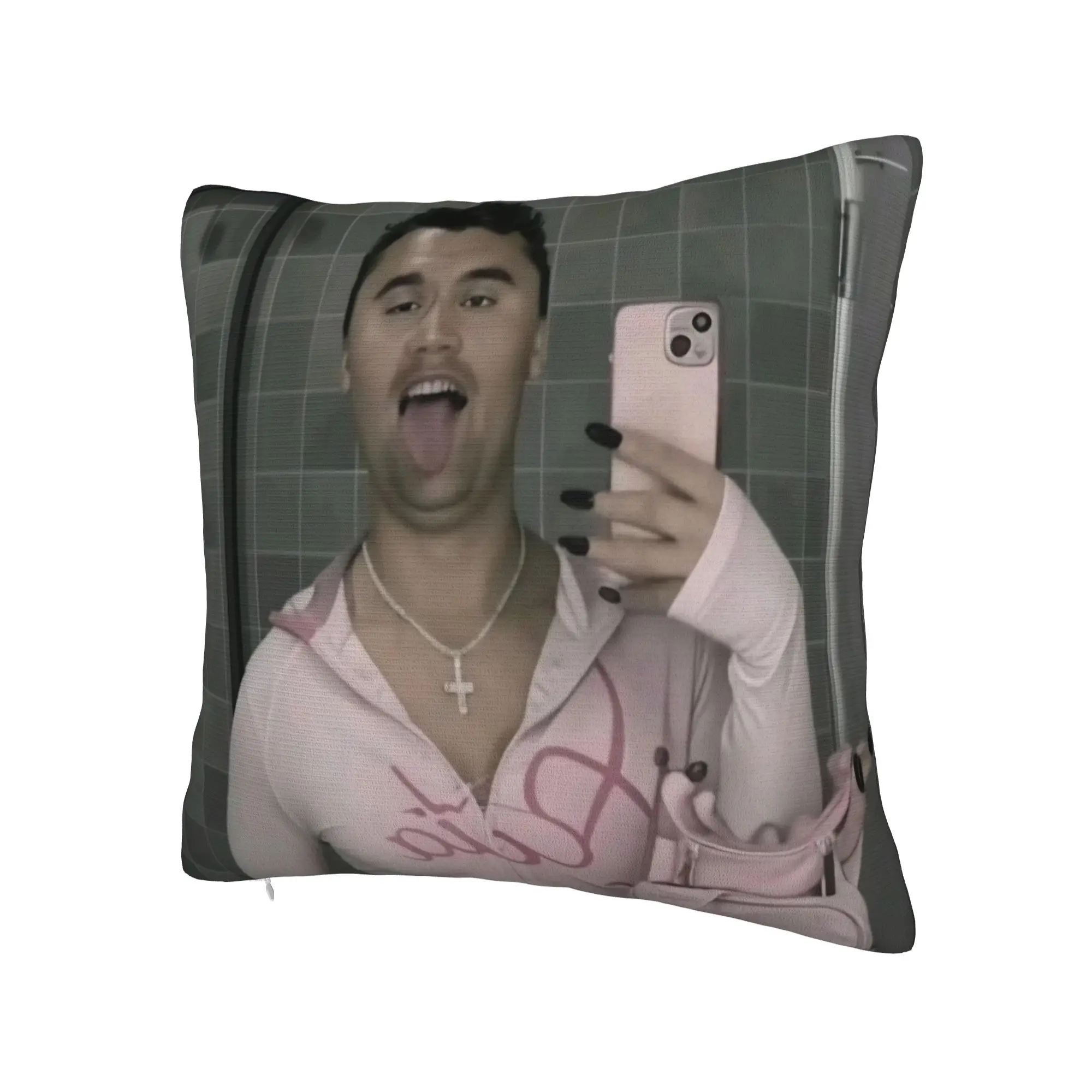 Decorative Pillowcase Charlie Kirk Funny Meme  Merchandise Home  Pillow Case Cover Square Multi Size