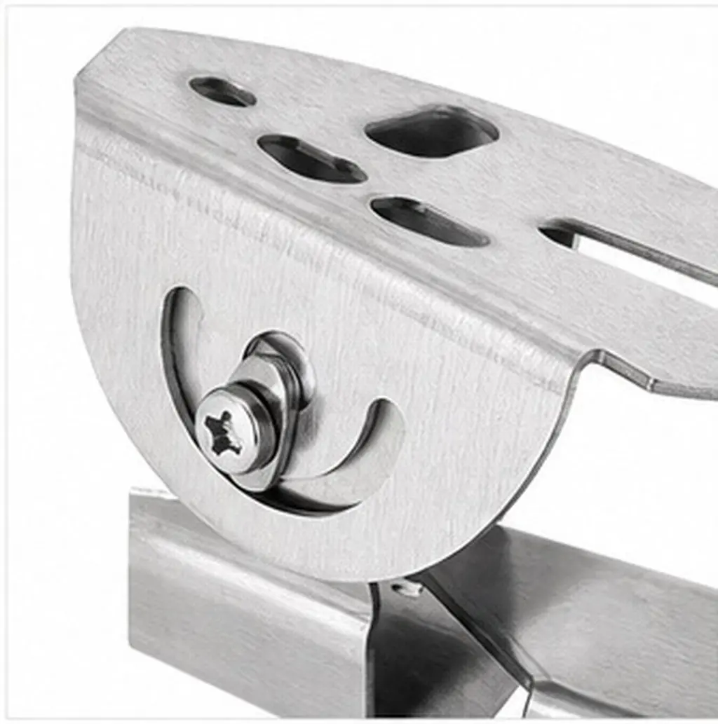 Robust Stainless Steel Camera Support Bracket Wall Mounted Adjustable Security Camera Mounting Stand Universal Fit for Indoor