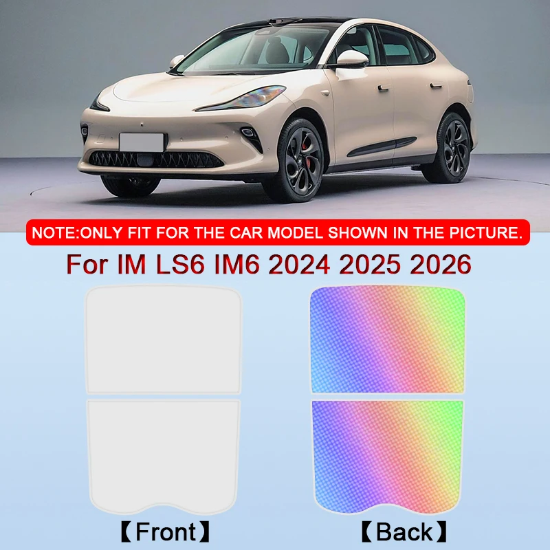 

Car Clip-on Sunroof Skylight Blind Shading Cover Colorful Ice Crystal Auto Roof Sunshade Accessory For IM LS6 IM6 2024 2025 2026