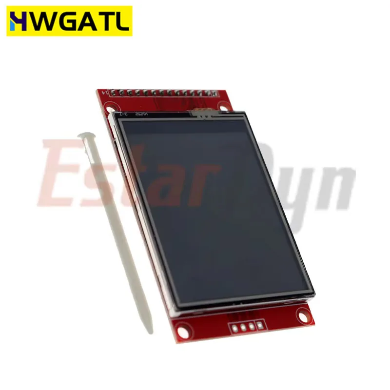 Imagem -05 - Hwgatl-smart Display Screen Drive Módulo ic 1.8 Tft 2.4 Tft 2.8 Tft Touch Display 240x320 ic Ili9341 St7789