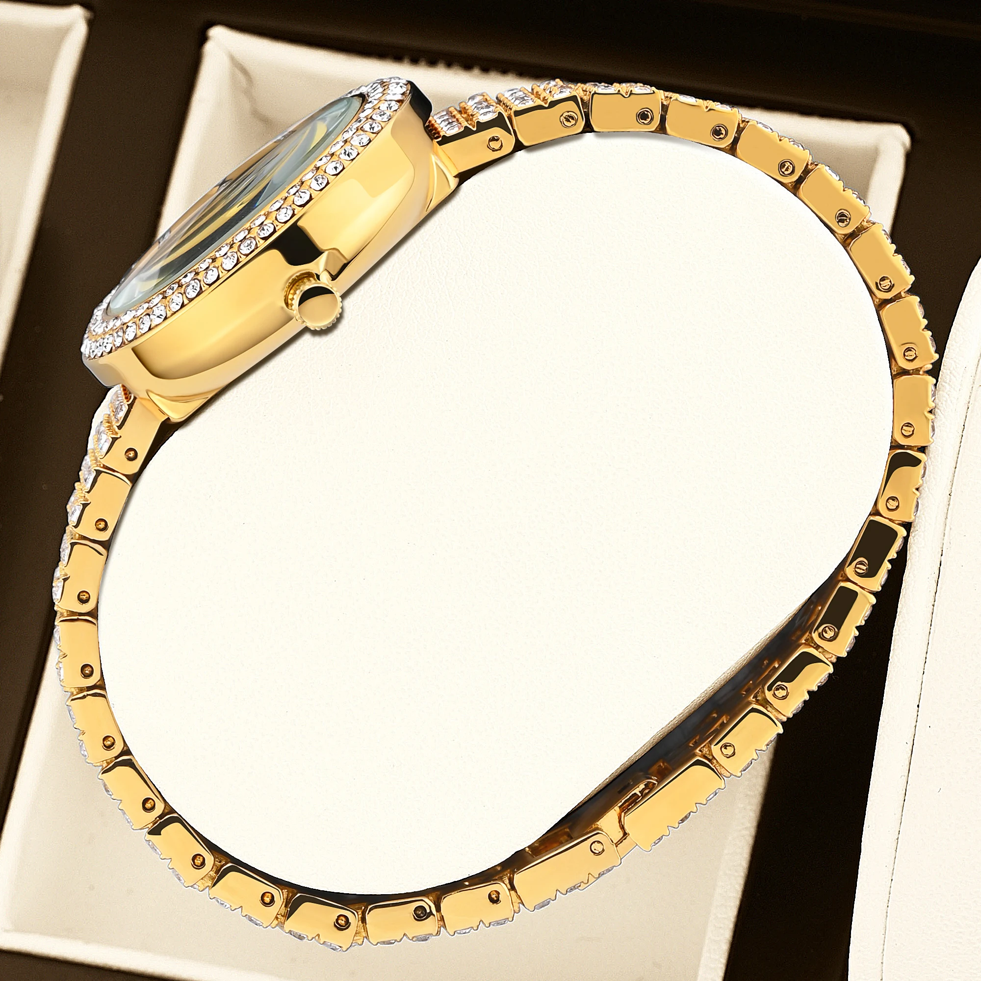 Women's Quartz Watch with Diamond-Set Dial description 6