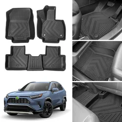 3D TPE LHD RHD Floor Car Mat For Toyota RAV 4 2019 2020 2021 5th RAV4 Car Floor Mats Liner Tray Foot Pad Carpet Auto Accessories