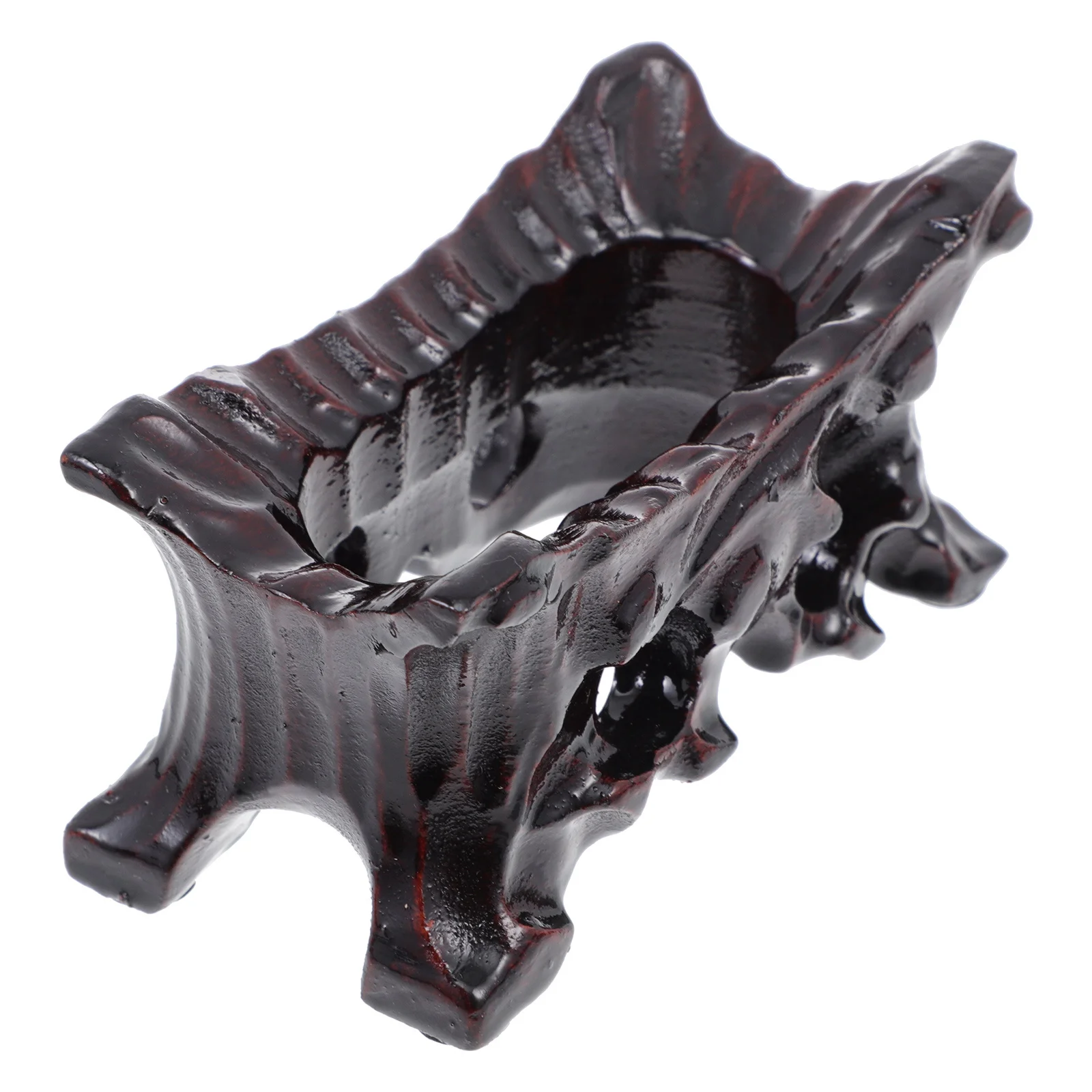 

1pc Root Carving Base Wooden Craft Adornment For Crystal Balls Natural Stone Display Stand Decorative Pedestal Vintage Desktop