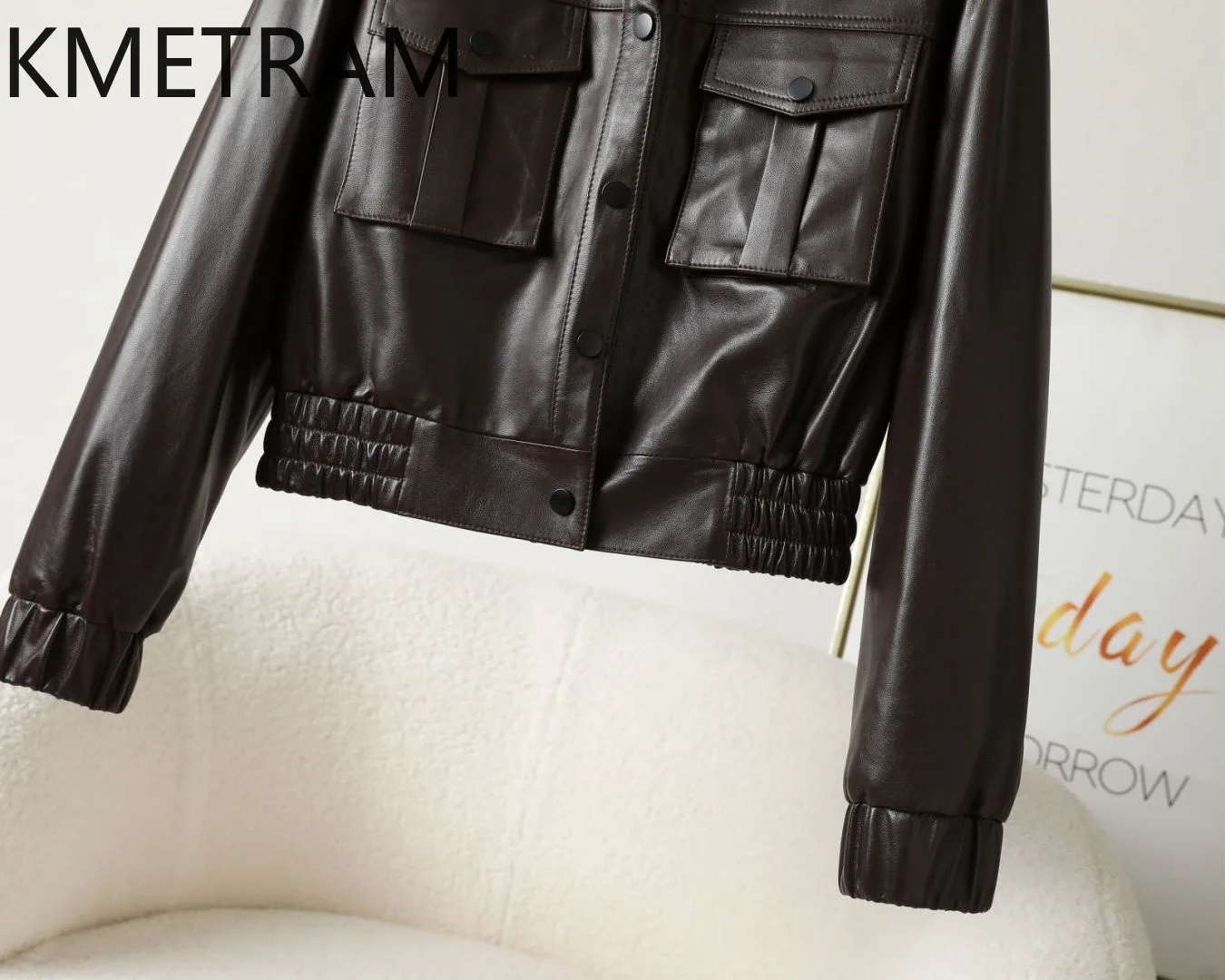 100% Natural Sheepskin Jacket Woman High Quality Short Genuine Leather Jackets Women Spring Autumn Ladies Clothes 2025 дубленка