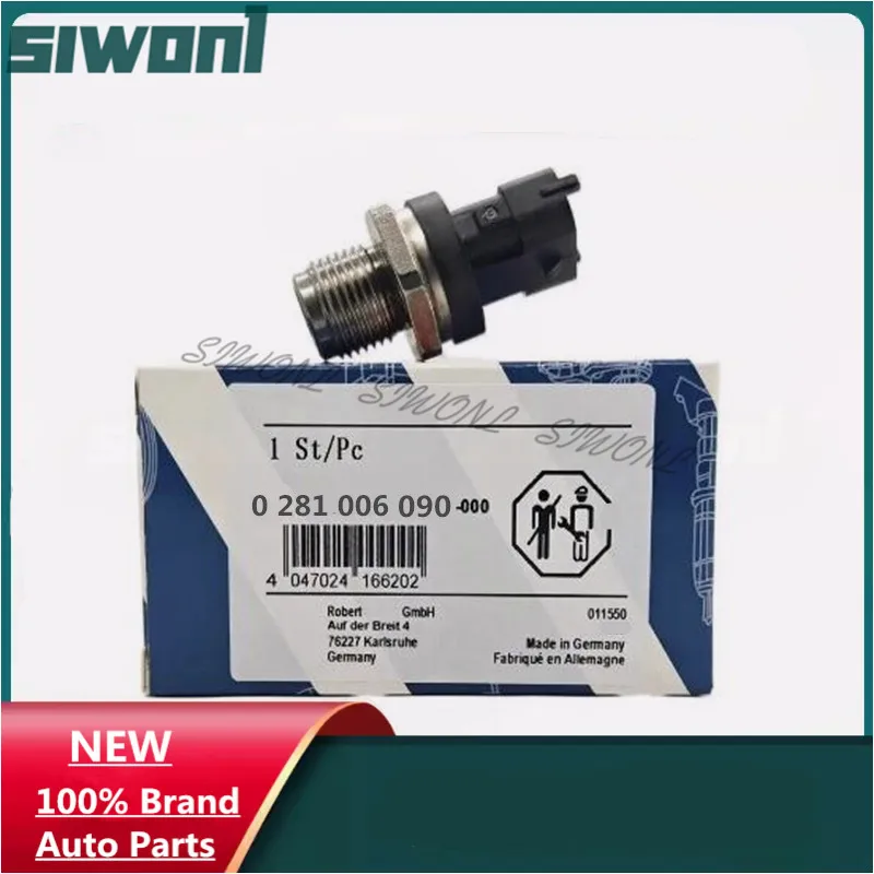 

Fuel Pressure Sensor Regulator For Mitsubishi Motor D04FR 32G61-09101 Kobelco SK130-8 SK135SR Excavator 0281006090