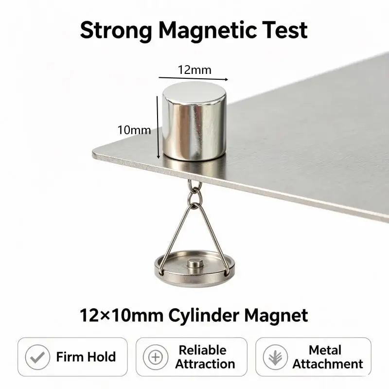 2-45PCS 12x10mm Neodymium Magnets Strong Permanent NdFeB Round Disc Magnet for DIY Craft Office Industrial