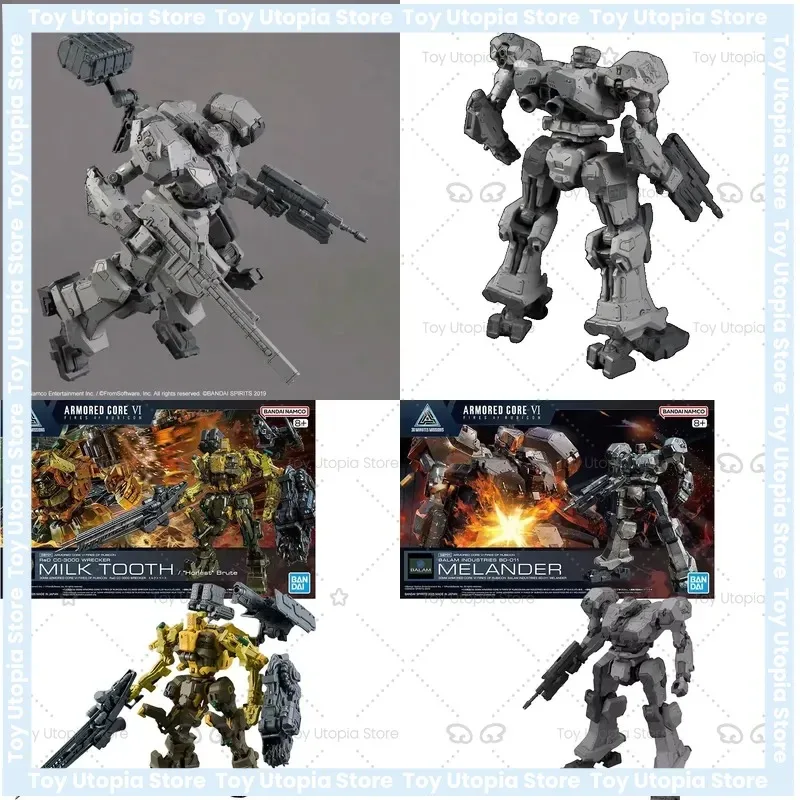 

Bandai Genuine 30MM ARMORED CORE VI RaD CC-3000 WRECKER MILK TOOTH & BD-011 MELANDER Figure Model for ARMORED CORE VI